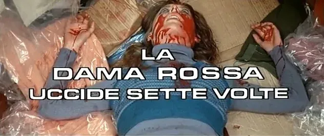la dama rossa uccide sette volte