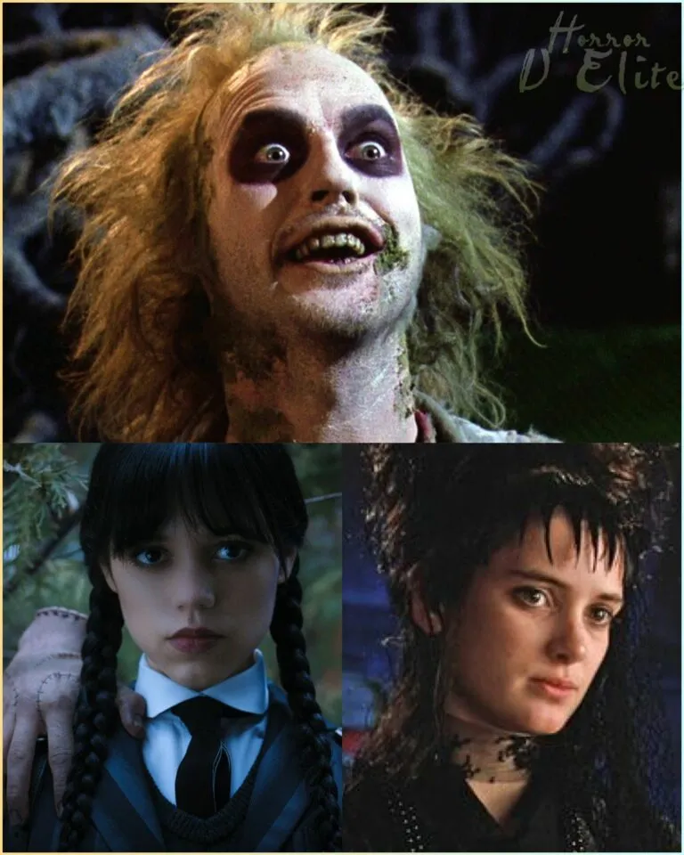 Jenna Ortega and Beetlejuice 2