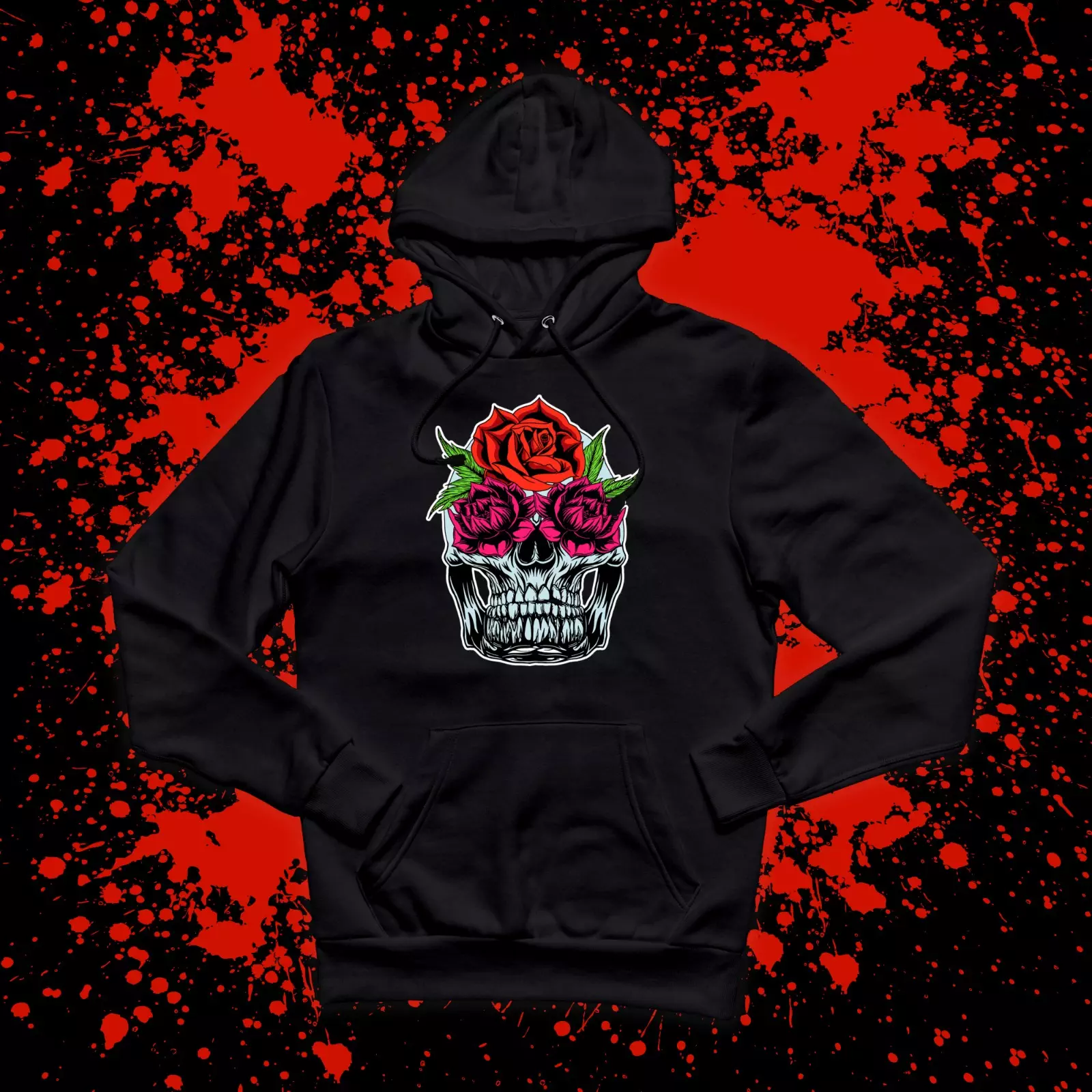 Skull & Roses Felpa